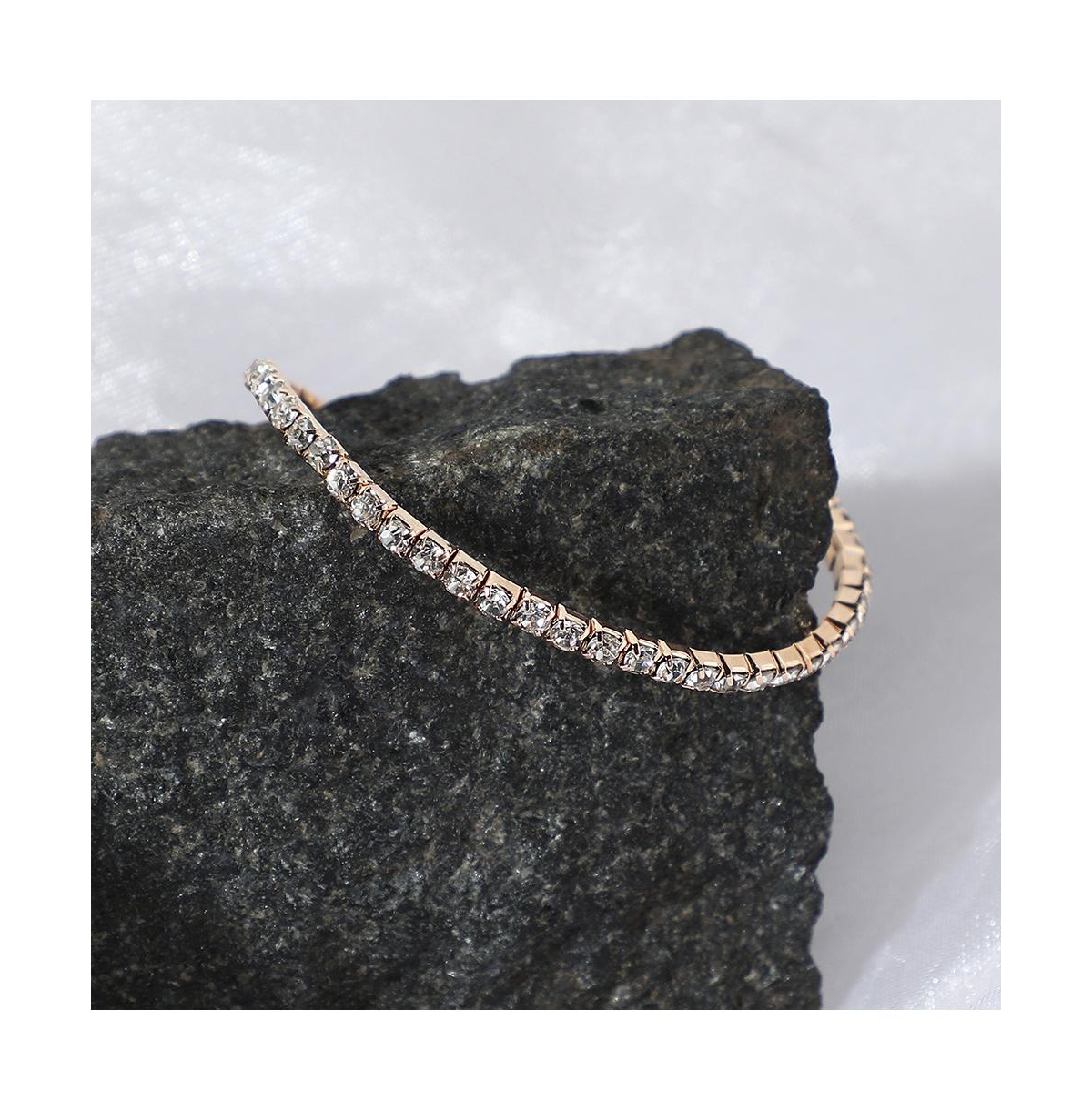 Sohi Bling Tennis Bracelet In Silver