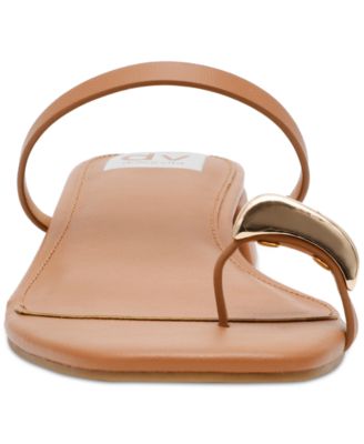 Narra Toe-Ring Block-Heel Dress Sandals