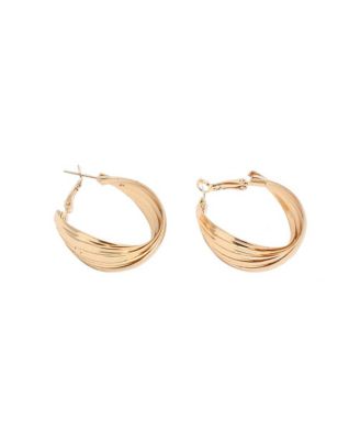 Swirl Hoop Earrings