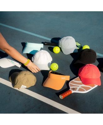 Women's Adjustable Band Sport Visor - Light Orange