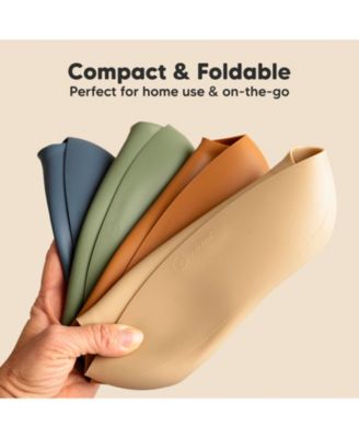 2-Pack Silicone Bibs For Babies, Food Grade Silicone Baby Bibs for Eating, Feeding, Toddler Bibs, Boys, Girls