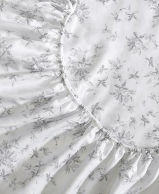 Printed 300-Thread Count Cotton Sateen 4-Pc. Sheet Set, King