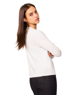 Petite Scallop Edge Cardigan Sweater