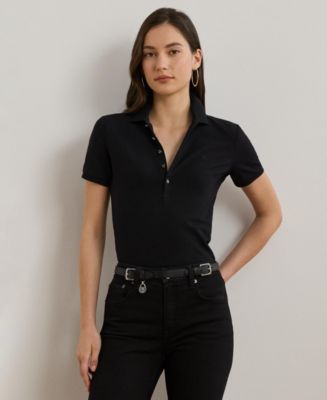 Lauren Ralph Lauren Piqué Polo Shirt - Macy's