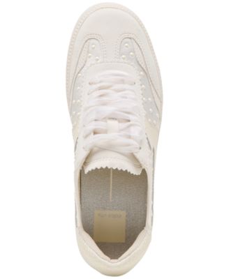 Women's Notice Pearl Mesh Low Profile Lace-Up Sneakers