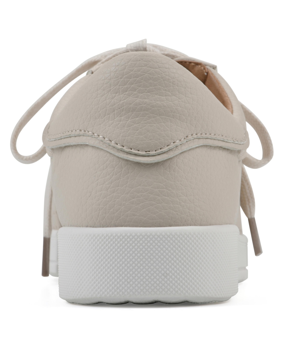 White Mountain Women's Uniform Lace-up Sneakers In Bone Smooth