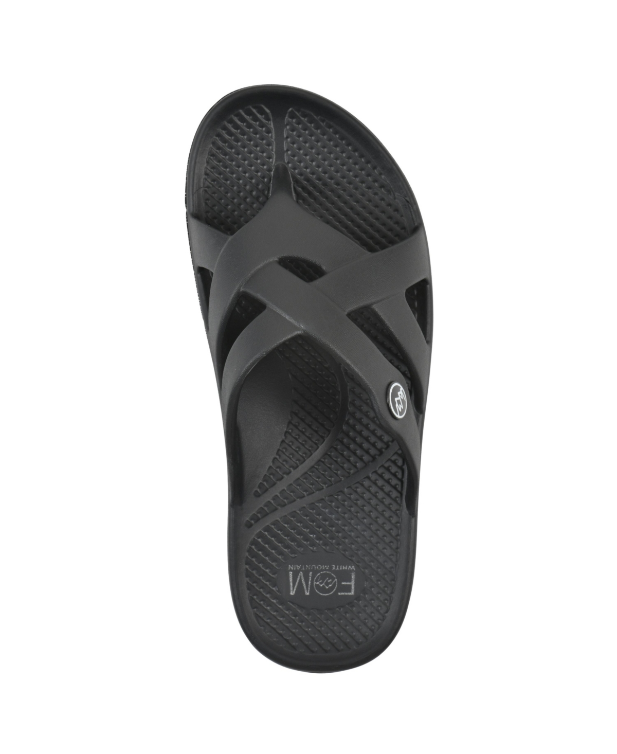 White Mountain Women's Rip Round Toe Flat Sandals