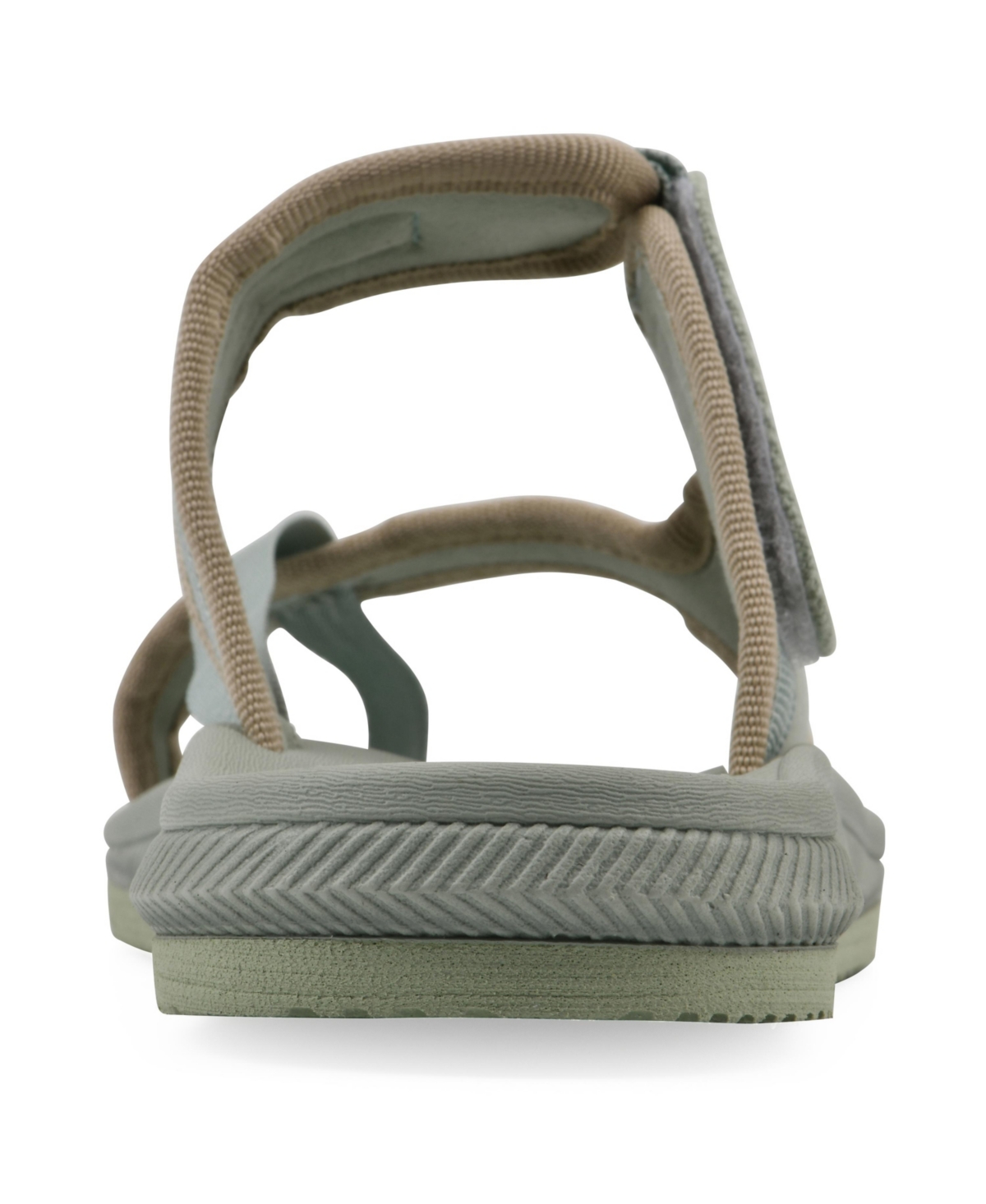 White Mountain Women's Basket Round Toe Flat Sandals