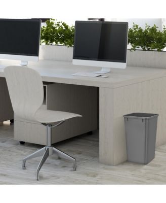 Polymer Replacement 27 qt. Trash Bin, Silver, 2 Pack, RV-1024-17-2