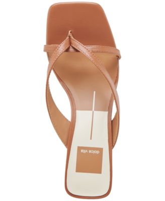 Women's Brevel Thong Low Block Heel Dress Sandals