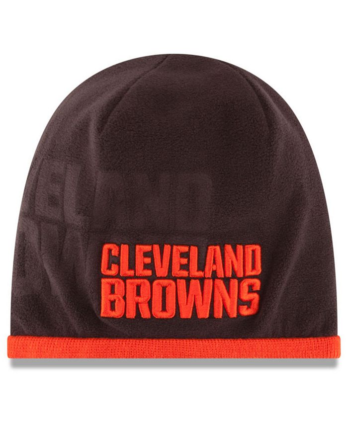 New Era Cleveland Browns Tech Knit Hat - Macy's