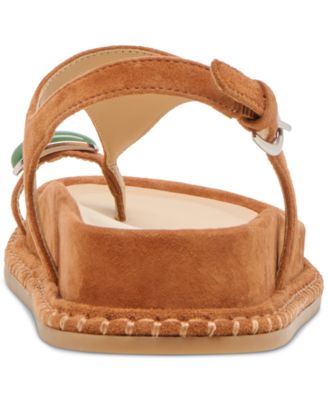 Women's Stefan Toe Ring Thong Jewelry Footbed Flat Sandals