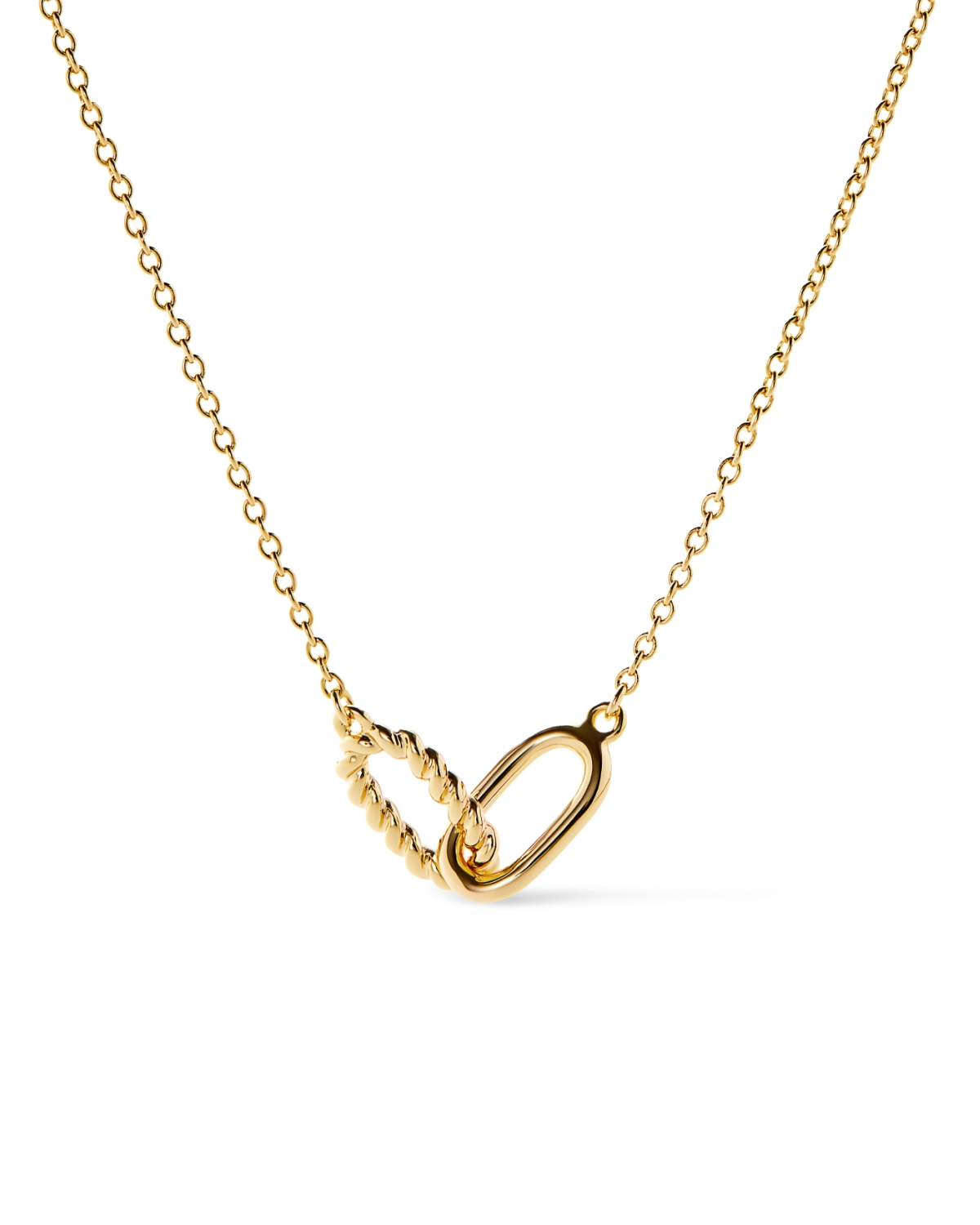 Gold Pendant Necklace - Juniper - Gold, gold