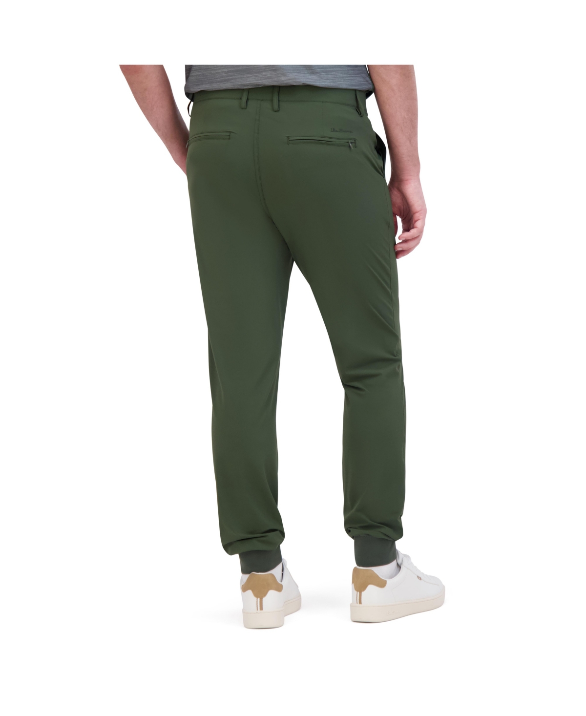 Ben Sherman Men's Sport 4way Stretch Tech Jogger Pants In Olive