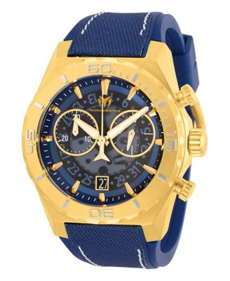 NWT Technomarine Reef Chronograph Quartz Blue Dial Men\'s Watch Technomarine Reef Sun Chronograph Quartz Blue Dial Men main image 4