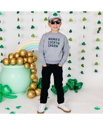 Toddler Boys Mama's Lucky Charm St. Patrick's Day Sweatshirt
