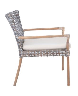 Collette Rattan Accent Chair W/ Cushion