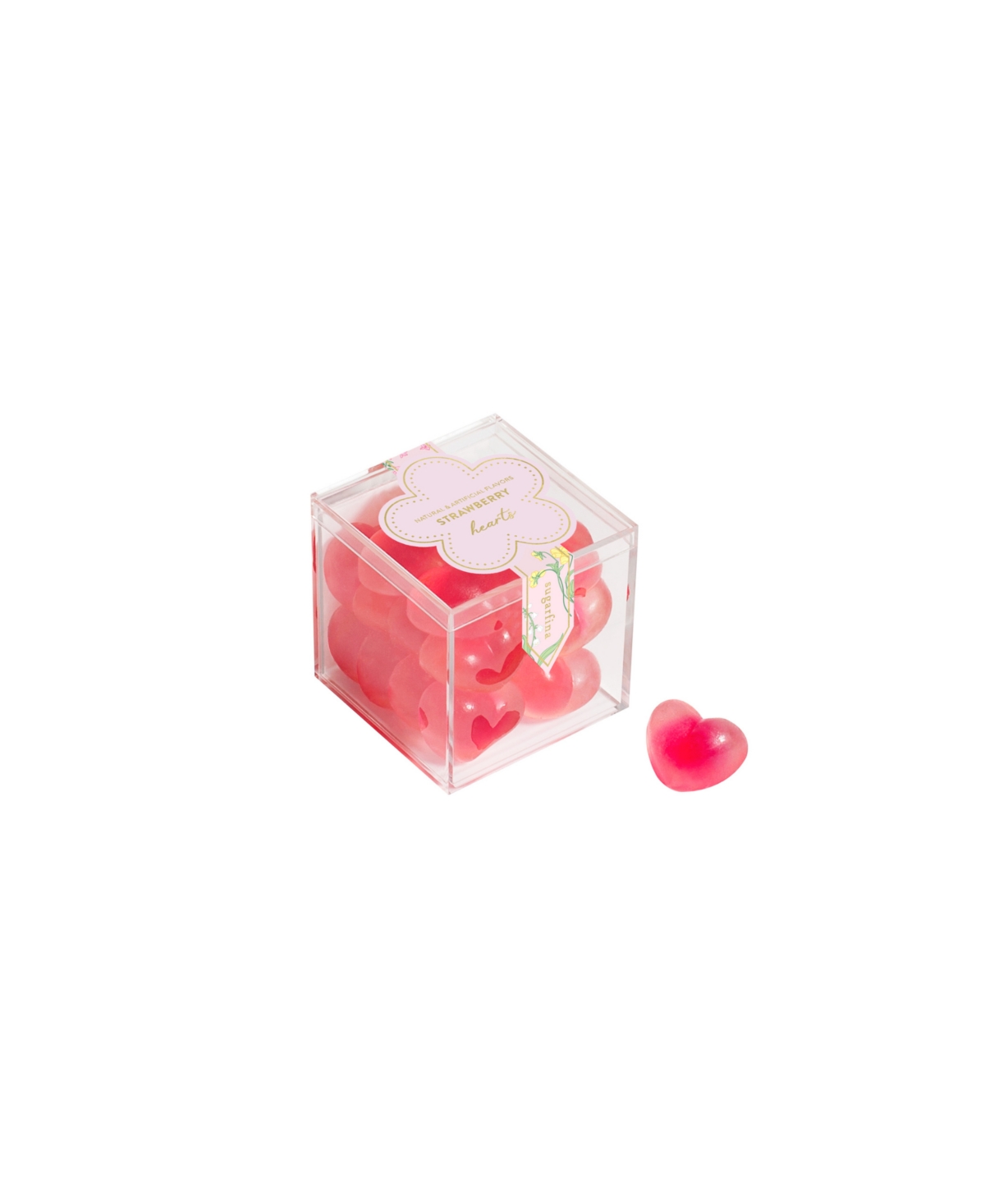 Sugarfina Spring La Vie En Rose Strawberry Champagne Bears Small Candy Cubes, 3 Piece In No Color