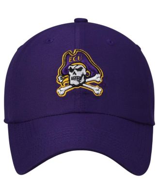 Men's Purple ECU Pirates Primary Logo Staple Adjustable Hat