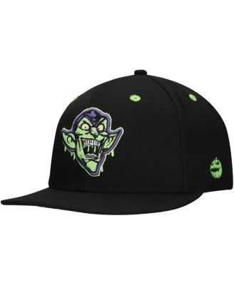 Men's Green Goblin Black Spider-Man Radioactive Glow in the Dark Fitted Hat