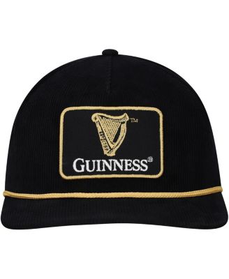 Men's Black Guinness Golfer Adjustable Hat