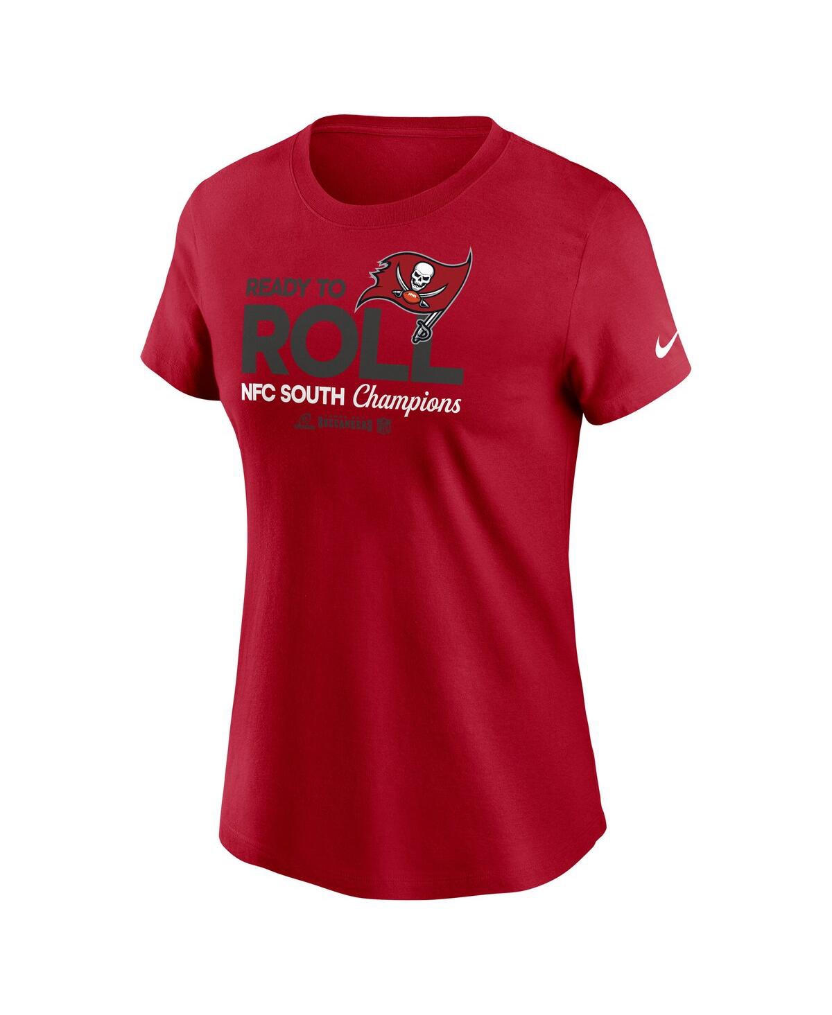 Nike Women's Red Tampa Bay Buccaneers 2024 Nfc South Division Champions Locker Room Trophy Collection T-s In Red