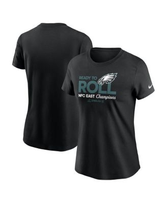 Nike - Women's Black Philadelphia Eagles 2024 NFC East Division Champions Locker Room Trophy Collection T-shirt