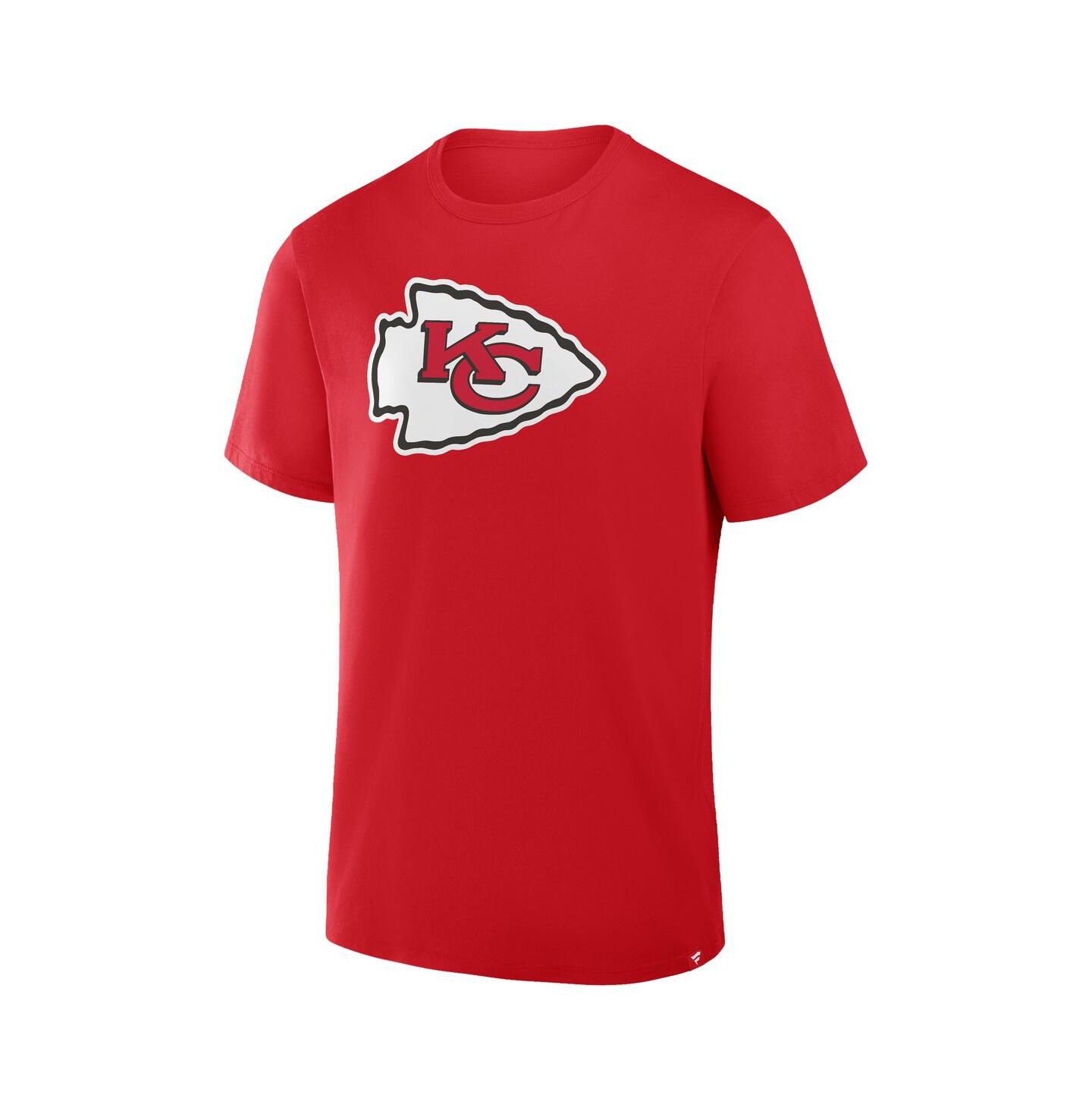 Мужская футболка Fanatics Red Kansas City Chiefs Legacy Cotton — фото 3