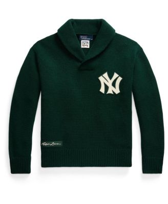 【POLO RALPH LAUREN】 NY Yankees Sweatshirt ★ Green Polo Ralph Lauren Men's Green New York Yankees Cooperstown