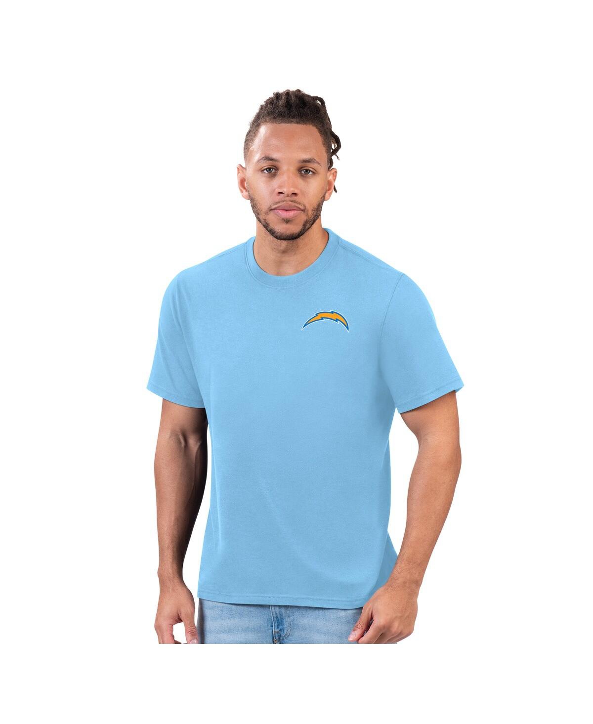 Men's Light Blue Los Angeles Chargers Time Flies T-Shirt - Light Blue
