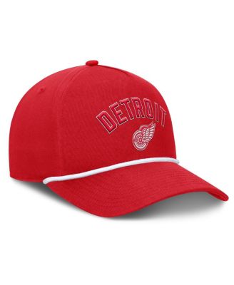 Men's Red Detroit Red Wings Decades Collection A-Frame Rope Adjustable Hat