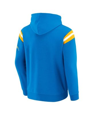 Darius Rucker Collection by Men's Powder Blue Los Angeles Chargers Football Washed Pullover Hoodie