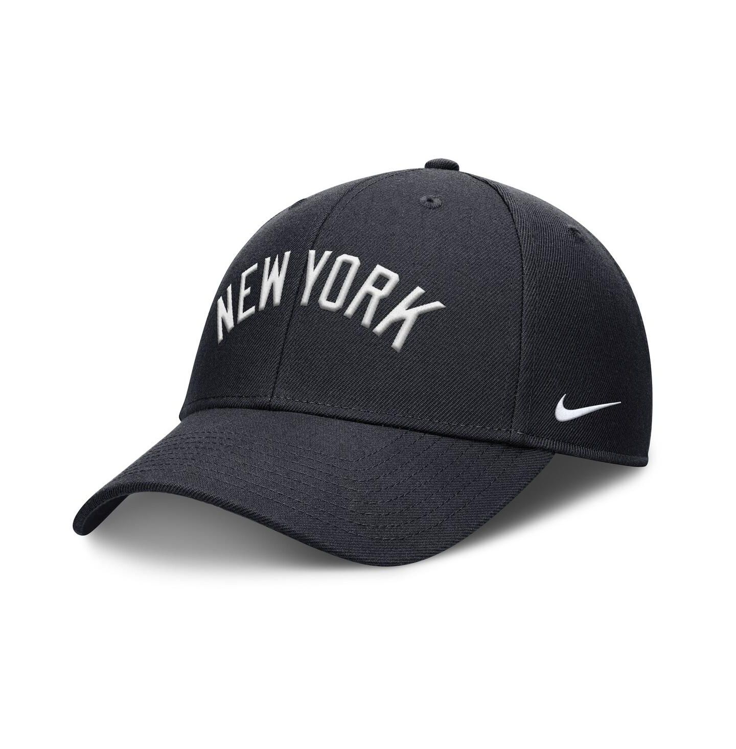 Мужская кепка Nike Navy New York Yankees Rise Gaberdine Adjustable Hat — фото 1