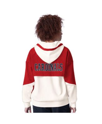 Women's White St. Louis Cardinals Scrimmage Full-Zip Hoodie