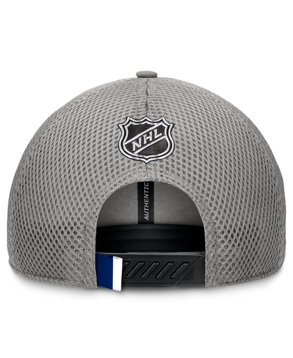 Fanatics Men's Gray Tampa Bay Lightning Authentic Pro Home Ice Trucker Adjustable Hat In Gray