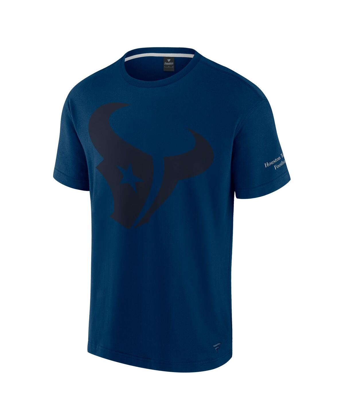 Fanatics Men's And Women's Navy Houston Texans Elements Iconic T-shirt In Navy