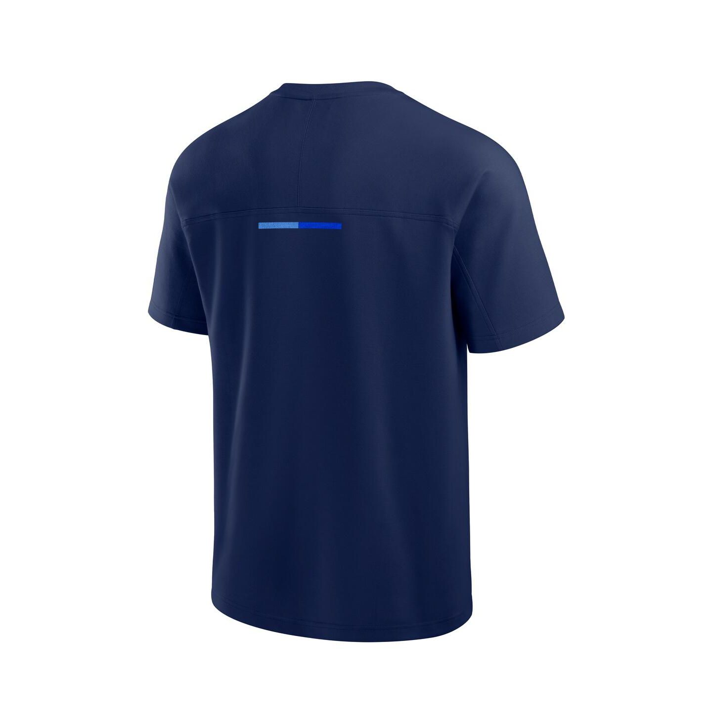 Мужская футболка Fanatics Navy Notre Dame Fighting Irish Flex Tri-Blend — фото 2