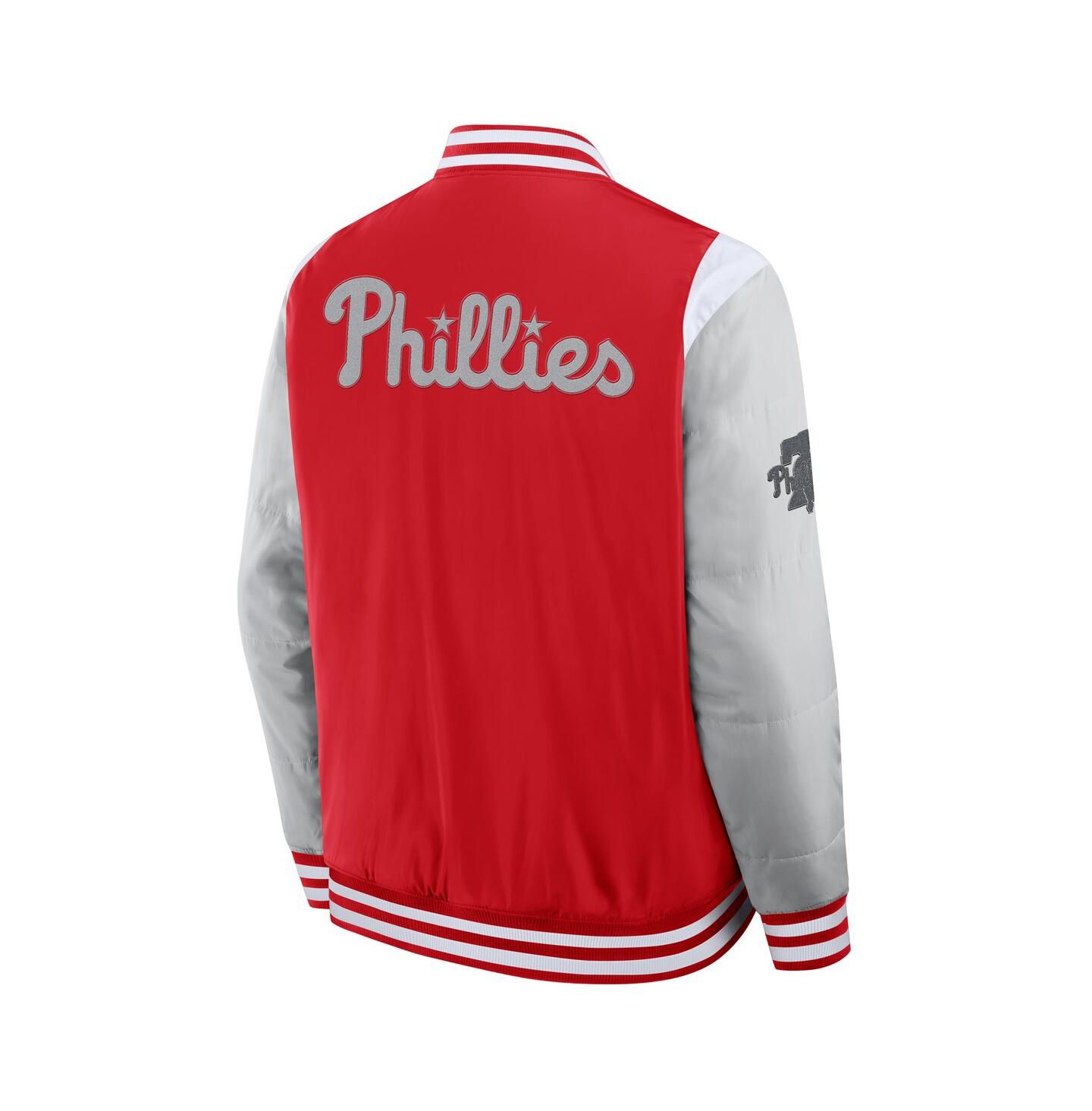 Мужская куртка Fanatics Red Philadelphia Phillies Elements Elite Full-Snap — фото 3