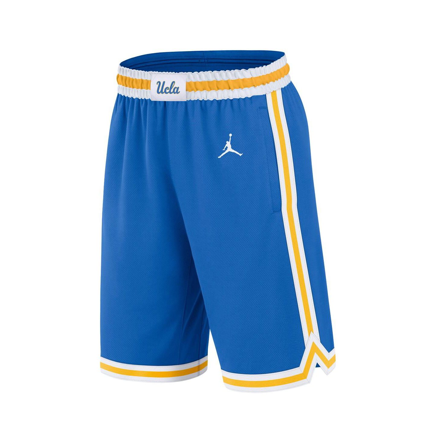 Мужские шорты Jordan Blue Ucla Bruins Road Replica Performance Basketball — фото 3
