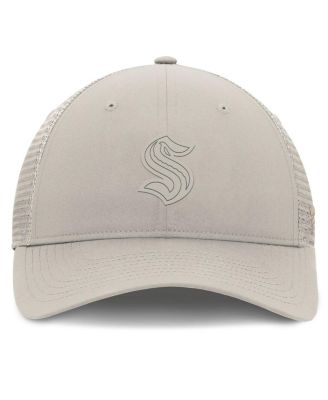 Women's Tan Seattle Kraken Authentic Pro Road Trucker Adjustable Hat