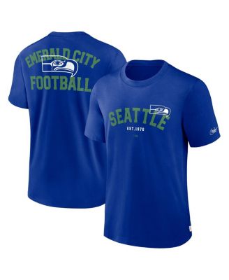 Nike - Men's Royal Seattle Seahawks Rewind Slogan T-shirt