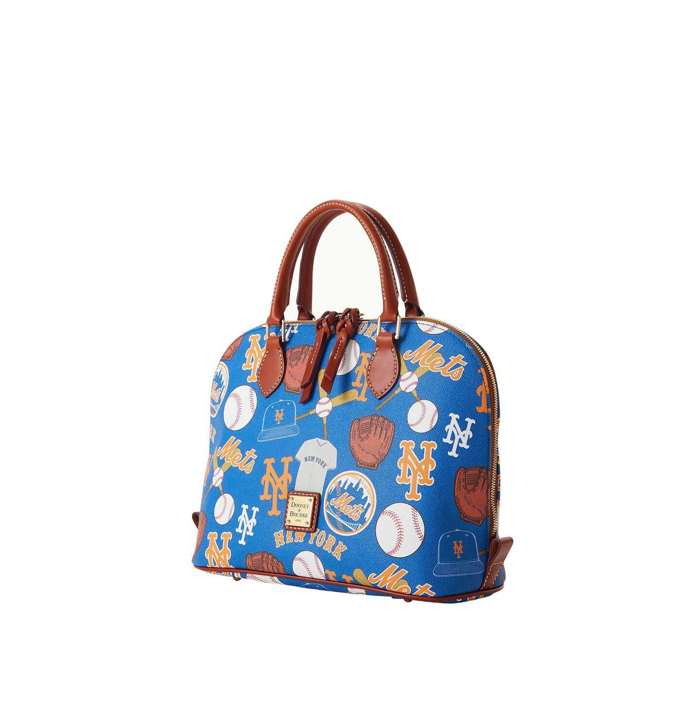 Женская сумка Dooney & Bourke New York Mets Game Day Zip Zip Satchel — фото 3