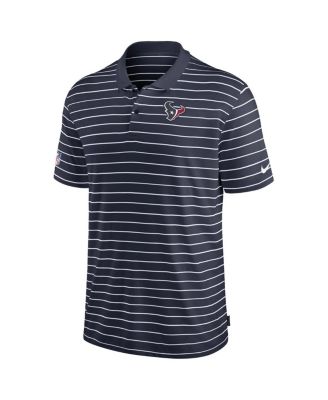 Men's Navy Houston Texans Sideline Lock Up Victory Performance Polo