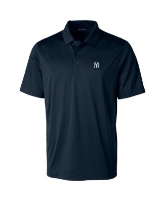 Men's Navy New York Yankees Prospect Textured Stretch Polo