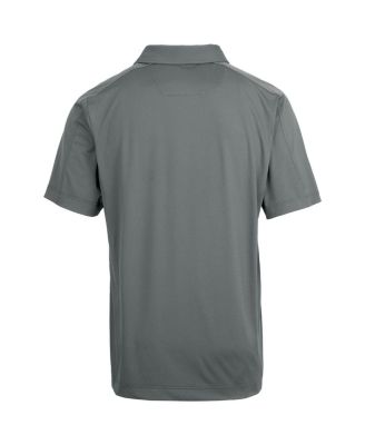 Men's Steel Detroit Lions Prospect Textured Stretch Polo