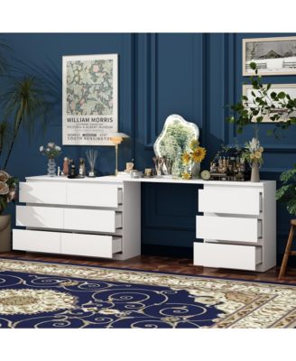 9-Drawer Retractable Dresser Bedroom Storage Organizer