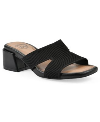 Women's Milled Round Toe Dress Sandals
