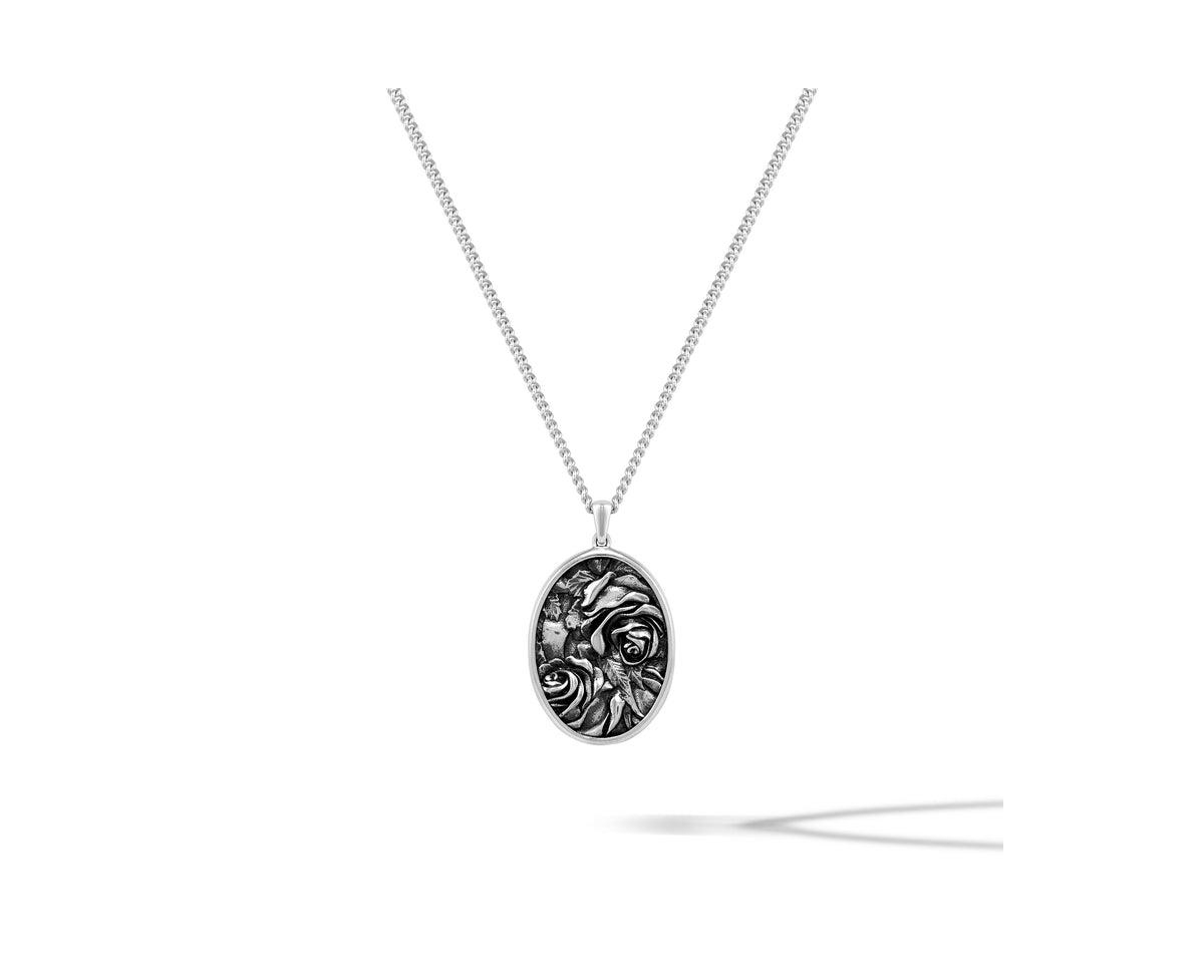 Rose Amulet - Silver