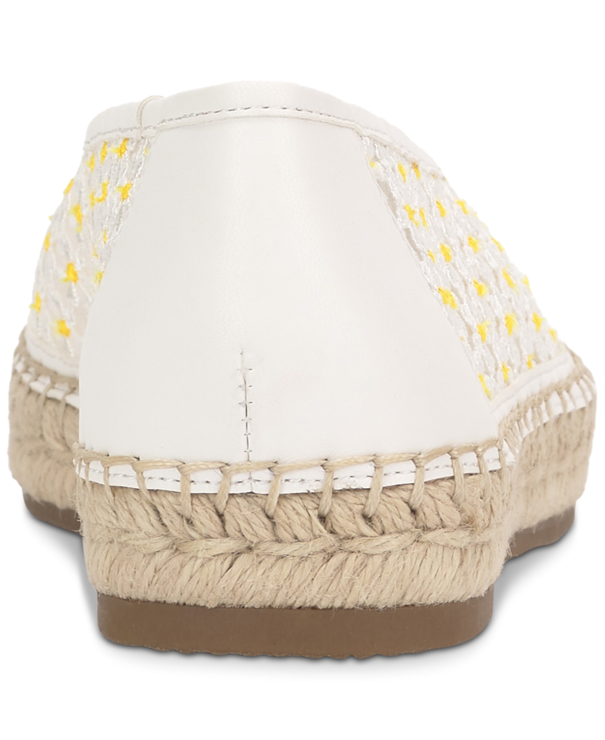 Jessica Simpson Women's Lucciea Mesh Espadrille Flats In White Daisy Mesh