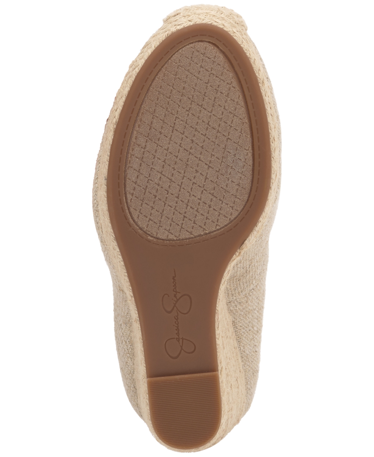 Jessica Simpson Women's Zexie Espadrille Wedge Sandals In Natural Canvas
